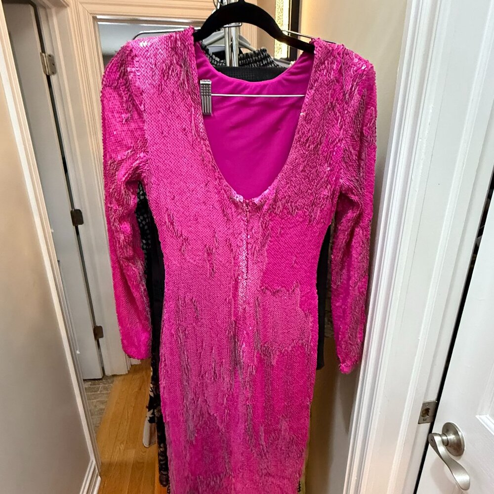 Dress The Population Natalie Sequin Sheath - DTP79 Cocktail Dress S ($264) - Picture 4 of 10